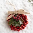 thumbnail image 5 of Jingle Bell Beaded Christmas Ornament Kit, Festive Wreath Style Tree Pendant, Simple Hand Assembly Holiday Supply for Family Focused DIY Crafting and Seasonal Home Tree Embellishment Projects, 5 of 5