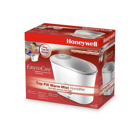 Honeywell 1.3 Gallon Top-Fill Warm Mist Humidifier, HWM-340, White