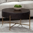 thumbnail image 2 of Steve Silver Bobbi Mid Century Modern 30 inch Round Coffee Table, Espresso, 2 of 5