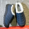thumbnail image 5 of Earlde Men's Women's Winter Warm Slippers with Fuzzy Plush Lining Slip on House Shoes with Indoor Outdoor Anti-Skid Rubber Sole, 5 of 7