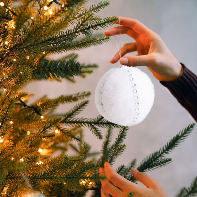 Colgante Navideño de 6 Cm onlyliua Bola Brillante