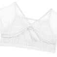 thumbnail image 6 of Yartina Kids Girls Splice Cap Sleeves Crop Top with Mesh High Low Skirt Outfits Set Ballet Modern White 14, 6 of 7