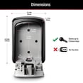 thumbnail image 4 of Caja para Llaves de Pared Master Lock Plata con Combinación, 4 of 7