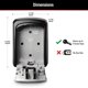 thumbnail image 4 of Caja para Llaves de Pared Master Lock Plata con Combinación, 4 of 7