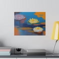 thumbnail image 4 of Water Lilies Twelve Abstract Landscape  Canvas Wall Art by Stephen Chambers, 4 of 4