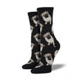 thumbnail image 2 of Ladies Pugs Graphic Socks, 2 of 3