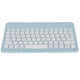 thumbnail image 2 of Teclado inalámbrico con conexión estable para teléfono móvil, tableta, portátil, accesorios para iOS, Android y Windows. Azul., 2 of 14
