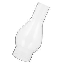 Kerosene Lampshade Lantern Glass Chimney for Kerosene Lamp Clear Lamp Shade Pillar Candle Shade Kerosene Lamp Chimney