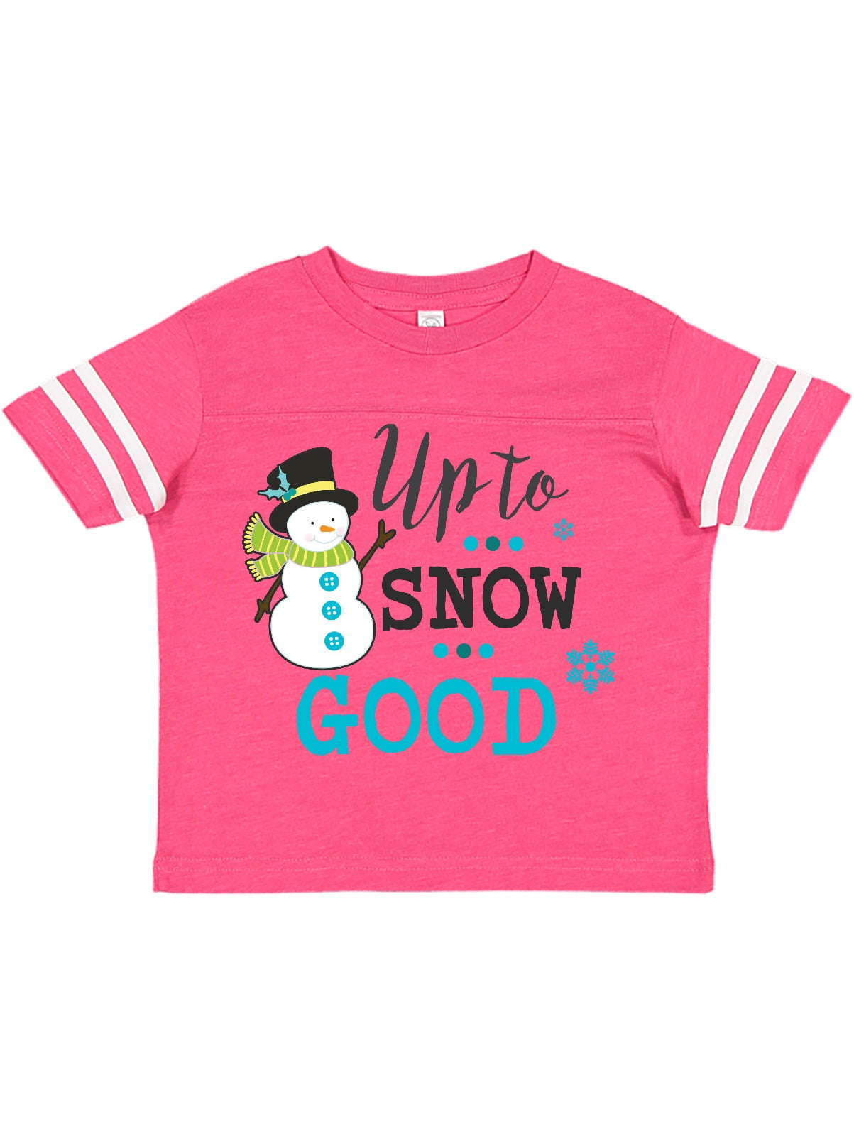 Girls T-Shirt Baby It's Cold Outside Snowflakes Holly Xmas Tree Kids Boys 