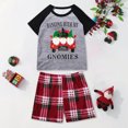 thumbnail image 2 of Pyjama pour Enfants, Chandail à Imprimé Décontracté et Tendance à Manches Courtes avec Short Style Parent-Enfant, Pyjama pour Enfants, 2 of 6