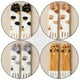 thumbnail image 3 of 5 pares de calcetines cálidos con delicados bordados de gato, cómodos calcetines de dibujos animados., 3 of 7