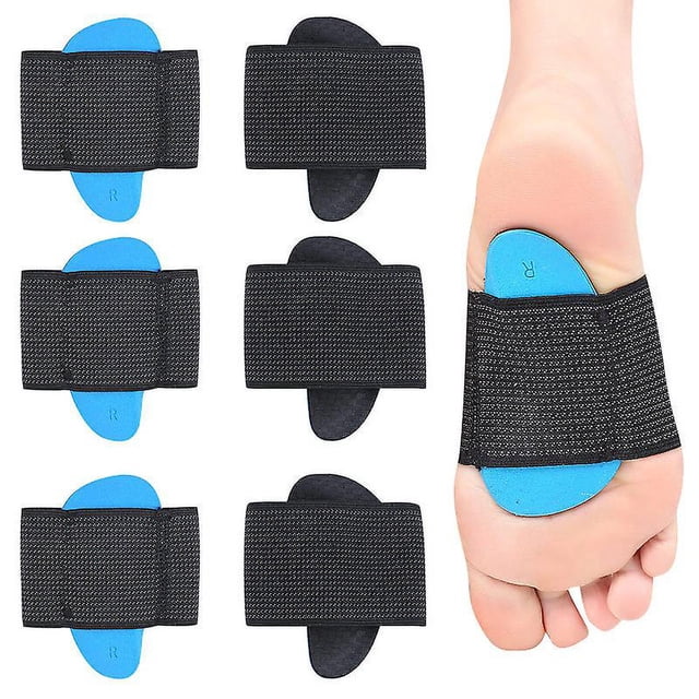 Foot Arch Support for Men & Women Elastic Copper Bandage Foot Care Brace for Pain Relief of Plantar Fasciitis, Heel Spurs, Flat Feet