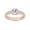Pink, variant on 1.80CT Princess & Round Cubic Zirconia Bridal Ring Set for Women 14K Rose Gold over Silver-10