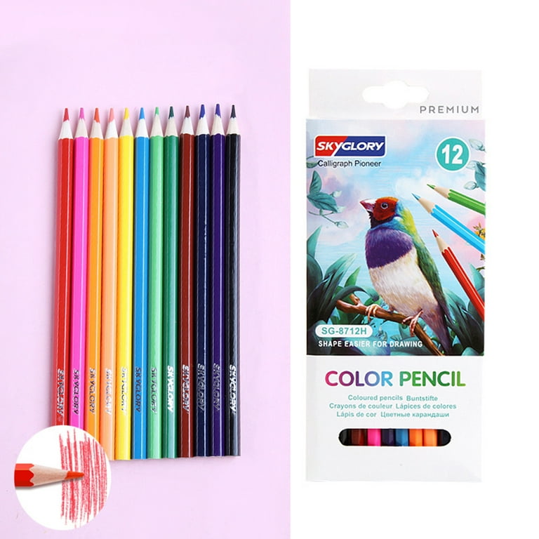 Waltons Primeline Woodfree Jumbo Colouring Pencils Set of 12