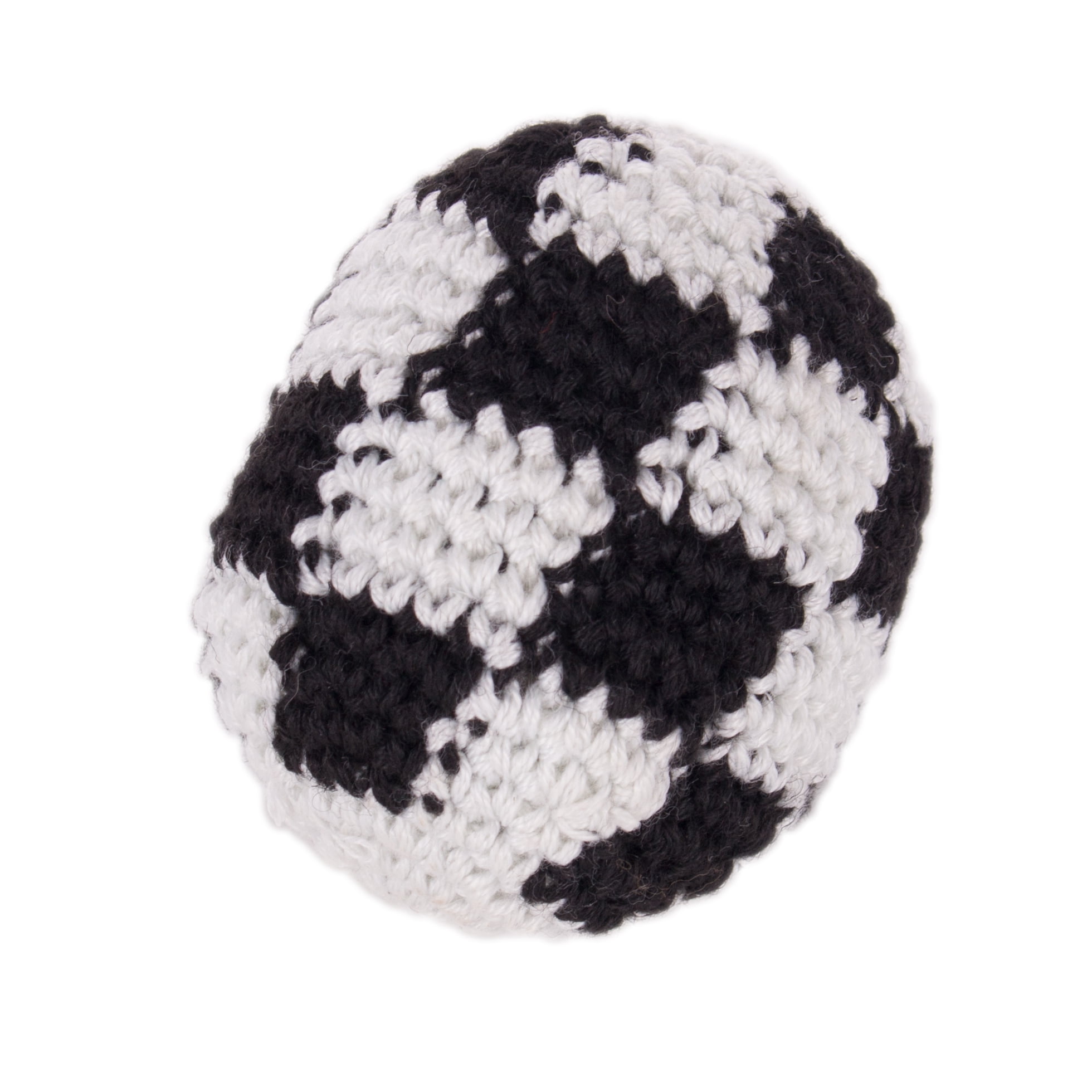Sports Ball Soccer Kickball Hacky Sack 1.75" Party Favor, Black White