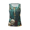 thumbnail image 4 of Lsque Baroque Floral Still Life Printed Workout Tank Tops for Women, Athletic Sports Tank Tops, Compression Sleeveless Dry Fit Shirts,Sleeveless Yoga Shirt-Medium, 4 of 9