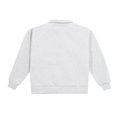 thumbnail image 2 of SonxaHe Big Girls' Zipper Sweatshirts Oversized Long Sleeve Solid Sweater Pullover Tops with Pocket White,Sized 11-12, 2 of 8