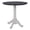 White, variant on Ashbury Pedestal Base Table Antique White/Black