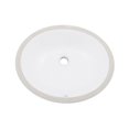thumbnail image 2 of American Imaginations 16.5-in. W CUPC Oval Bathroom Undermount Sink Set In White - Chrome Hardware - Overflow Drain Incl. AI-31776, 2 of 7