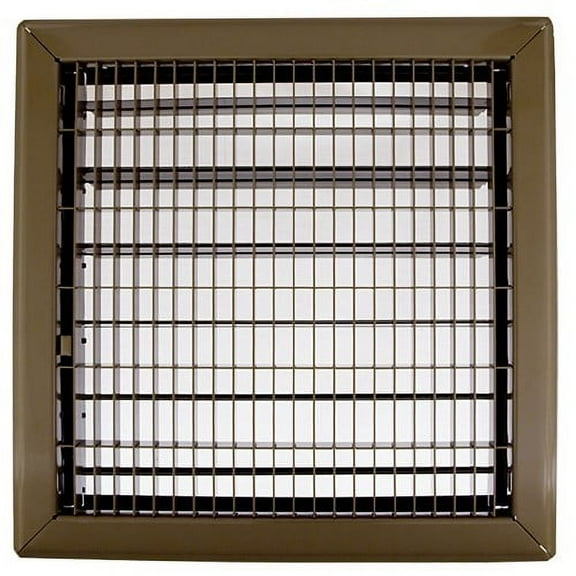 Brown Heavy Gauge Floor Register - 6" x 12"