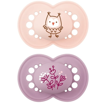 UPC: 0845296063748 | MAM Original Matte Pacifier  6-16 Months  Girl  2 Pack