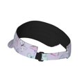 thumbnail image 2 of Balery Purple Butterfly Sport Wear Athletic Visor Sun Sports Visor Hat Visor Adjustable Cap for Women and Men (One Size), 2 of 8