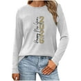 thumbnail image 4 of Sokhug Happy New Year 2026 Sweatshirts Women Merry Christmas Holiday Long Sleeve Pullover Tops New Years Eve Outfits, 4 of 5
