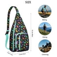 thumbnail image 3 of Cute Dino Sling Backpack&nbsp;- Cartoon Dinosaur Design Crossbody Bag (Comfortable), 3 of 4