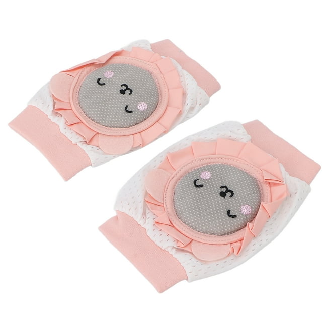 Modas de Rodilla de Bebé, Cojín Engrosado Anti Slip Wnee Rodea Protección de beatable Apariencia de Gato Rosa para Gatear Para Niños Pequeños para el Bebé