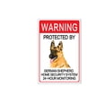 thumbnail image 1 of Señal de advertencia protegida por el sistema de seguridad German Shepherd, 1 of 1