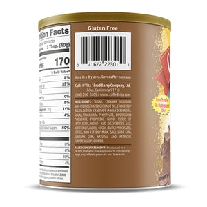 Caffe D'Vita Mocha Latte Blended Iced Coffee Mix, 19 Oz, 6 Pack