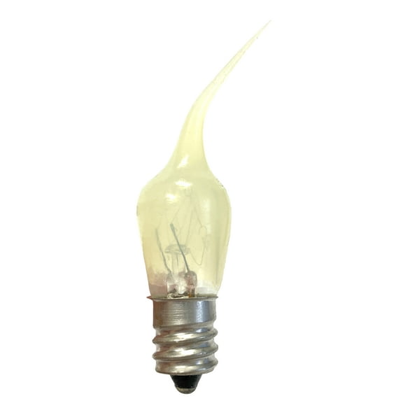 National Artcraft® Flame-Style 6W Silicone Dipped Light Bulb - Produces a Soft Glow - (Pkg/5)