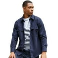 thumbnail image 2 of Front Row Mens Cotton Drill Overshirt, 2 of 4