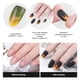 thumbnail image 5 of Puntas de Uñas NikouMX 24 Piezas Postizas con Llama Negras, 5 of 8