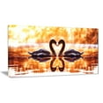 thumbnail image 1 of Design Art Swooning Swans Canvas Wall Art, 1 of 2
