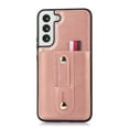 thumbnail image 4 of Dteck for Samsung Galaxy S22 Case, PU Leather Adjustable Loop Strap Case with Hidden Cart Slot Shockproof Protective Case for Samsung S22 6.1" 2022 Ladies Women Men, Rose Gold, 4 of 15