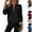Army Green, variant on Sweaters for Women Solid Color Ribbed Zip Zipper Crewneck Jumpers Winter Ladies Sweater Warm Long Sleeve Red M