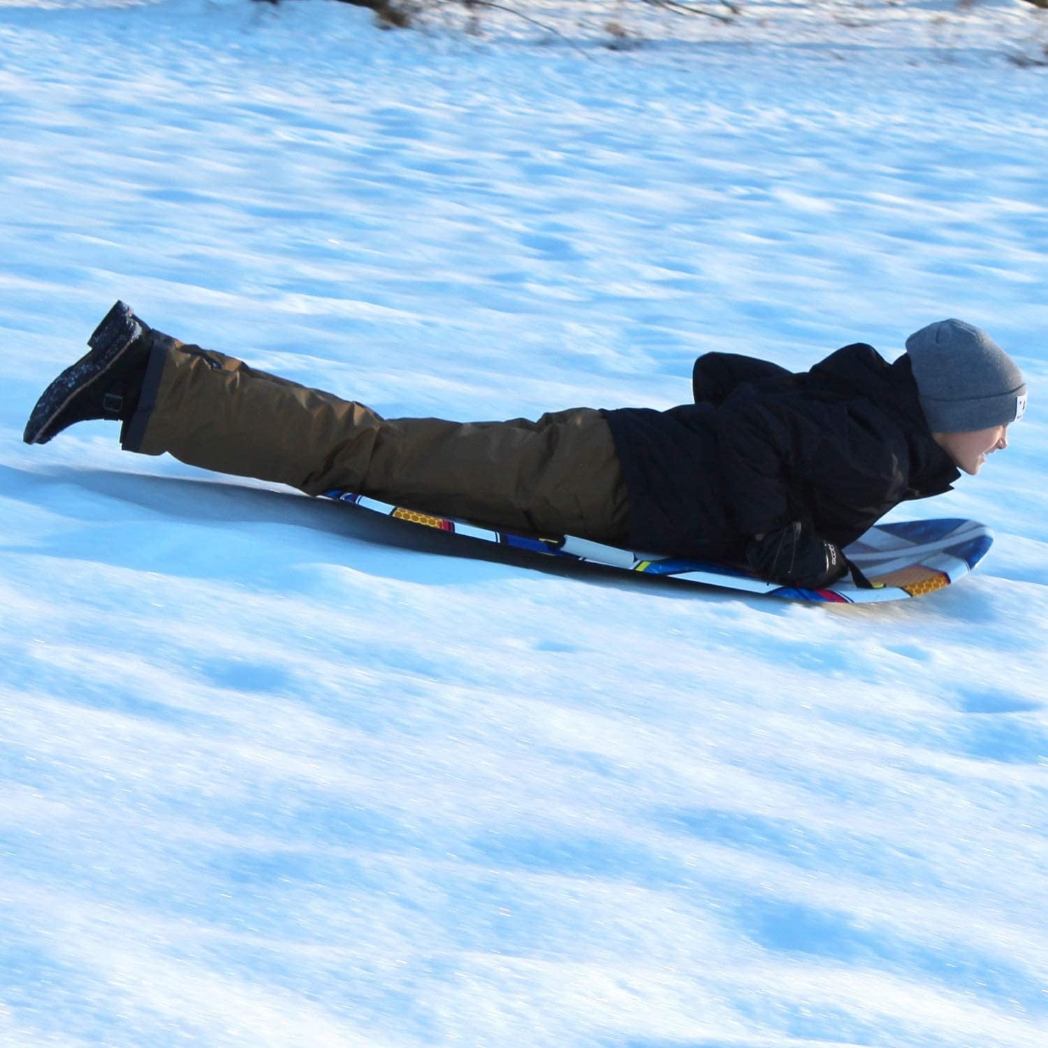 Flexible Flyer Paricon 1 47 Inch Snow Screamer 2 Person Foam Sled With Handles Walmart Com Walmart Com