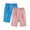 Blue, variant on 2PC Girls Casual Bermuda Shorts Kids Knee Length High Waisted Summer Shorts Comfy Drawstring Short Pants with Pockets Dark Gray 11-12 Years