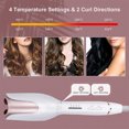 thumbnail image 4 of Rizador de cabello automático, rizador de cabello de calidad de salón con sensor antiatascos, calentamiento rápido 9S, apagado automático y temperatura ajustable para hombros/pelo mediano/largo Xemadio 2036088, 4 of 9