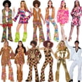 thumbnail image 1 of Disfraces de Halloween para hombres y mujeres, disfraces de discoteca vintage, disfraces de cosplay para fiestas, disfraces de espectáculos escénicos, 1 of 1
