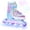 Purple, variant on Girls Inline Skates for Kids Boys, 4 Sizes Adjustable Butterfly Blades Skates with All Light up Wheels Purple