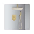 thumbnail image 2 of Ceiling Mounted Shower System Combo Set with Handheld and 16"Shower head, 2 of 4