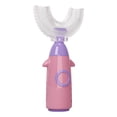 thumbnail image 1 of Cepillo de dientes manual de silicona en forma de U para niños con cepillo de dientes de limpieza de cerdas suaves Wmkox8yii hjk245, 1 of 1
