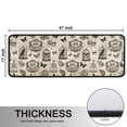 thumbnail image 5 of Kitchen Rugs Sets Of 2,Beige Curiosity Shoppe Pattern Anti Fatigue Kitchen Mat Rugs Non Slip Washable,Decorative Kitchen Floor Mats for Kitchen,Sink,Laundry,17"x47"+17"x47", 5 of 5