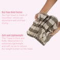 thumbnail image 4 of Coral Fleece Hair Drying Towel Dry Cap Adult Hair Drying Towel Lightweight Strong Absorbent Brown, 4 of 7
