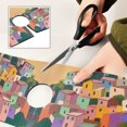 thumbnail image 6 of Yayeee Faucet Mat for Kitchen Sink 30" Diatomite Long Splash Guard Pad, Purple Cityscape Painting, 6 of 7