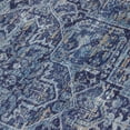 thumbnail image 4 of ReaLife Rugs Machine Washable Printed Vintage Distressed Traditional Blue Eco-friendly Recycled Fiber Area Runner Rug (5' x 7'), 4 of 10