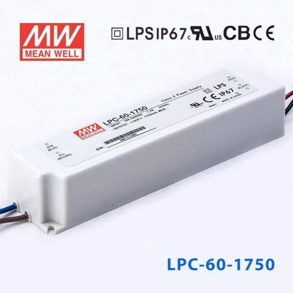 Mean Well LPC-60-1750 Power Supply 60W 1750mA