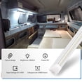 thumbnail image 3 of Barra de iluminación interior LED RVZONE 12 V 1600 LM 6 W para RV (paquete de 4), 3 of 8